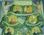 Gemälde berühmter Studenten der Universität von Padua - Mitte links: Franz von Sales
