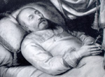 Franz von Sales auf dem Sterbebett in Lyon